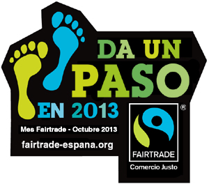 logo campaña Mes Fairtrade "Da un Paso"